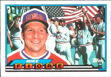 1989 Topps Big #8 Mike Fiore Front