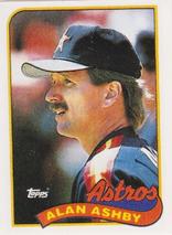 1989 Topps Doubleheader All-Stars #NNO Alan Ashby Front