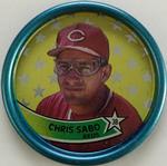 1989 Topps Coins #3 Chris Sabo Front