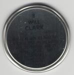 1989 Topps Coins #8 Will Clark Back