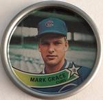1989 Topps Coins #15 Mark Grace Front