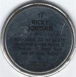 1989 Topps Coins #17 Ricky Jordan Back