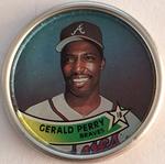 1989 Topps Coins #21 Gerald Perry Front