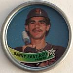 1989 Topps Coins #24 Benny Santiago Front