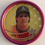 1989 Topps Coins #29 Jose Canseco Front