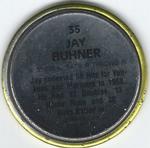 1989 Topps Coins #35 Jay Buhner Back