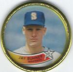 1989 Topps Coins #35 Jay Buhner Front