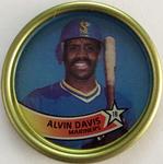 1989 Topps Coins #38 Alvin Davis Front