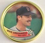 1989 Topps Coins #41 Mike Greenwell Front