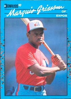 1990 Donruss Best of the NL #128 Marquis Grissom Front