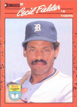 1990 Donruss Learning Series #26 Cecil Fielder Front