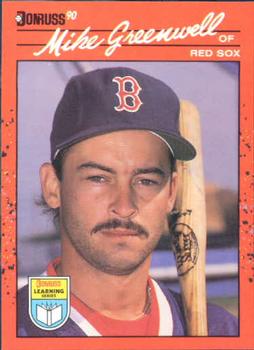 1990 Donruss Learning Series #32 Mike Greenwell Front