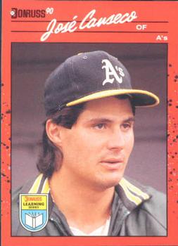 1990 Donruss Learning Series #6 Jose Canseco Front