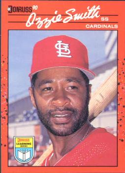 1990 Donruss Learning Series #9 Ozzie Smith Front