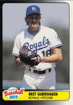 1990 Fleer Baseball MVPs #32 Bret Saberhagen Front