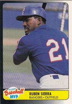 1990 Fleer Baseball MVPs #34 Ruben Sierra Front