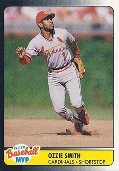 1990 Fleer Baseball MVPs #36 Ozzie Smith Front