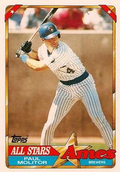1990 Topps Ames All-Stars #14 Paul Molitor Front