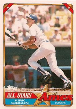 1990 Topps Ames All-Stars #20 Kirk Gibson Front