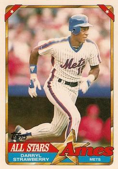 1990 Topps Ames All-Stars #23 Darryl Strawberry Front