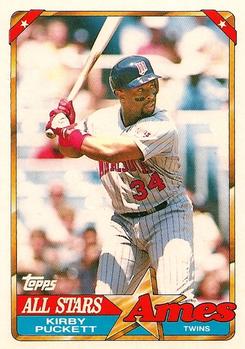 1990 Topps Ames All-Stars #24 Kirby Puckett Front
