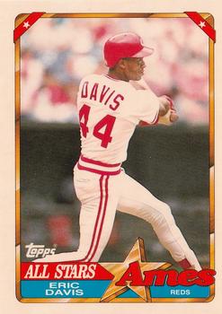 1990 Topps Ames All-Stars #28 Eric Davis Front