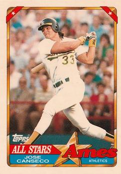 1990 Topps Ames All-Stars #29 Jose Canseco Front