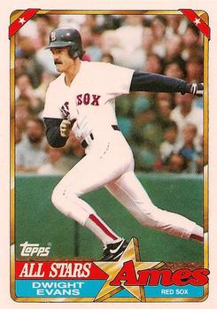 1990 Topps Ames All-Stars #4 Dwight Evans Front