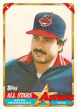 1990 Topps Ames All-Stars #8 Keith Hernandez Front