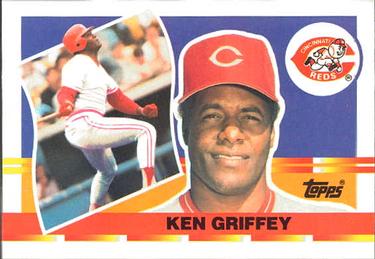 1990 Topps Big #100 Ken Griffey Front