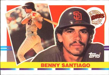 1990 Topps Big #125 Benny Santiago Front