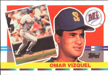 1990 Topps Big #140 Omar Vizquel Front