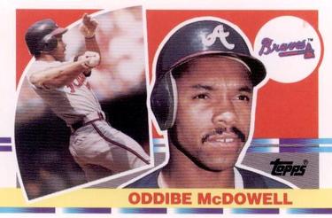 1990 Topps Big #148 Oddibe McDowell Front