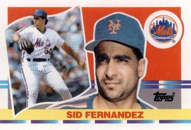 1990 Topps Big #155 Sid Fernandez Front