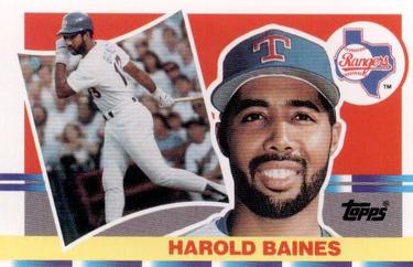 1990 Topps Big #157 Harold Baines Front