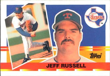1990 Topps Big #15 Jeff Russell Front