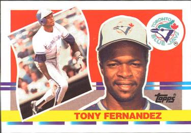 1990 Topps Big #165 Tony Fernandez Front