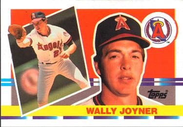 1990 Topps Big #168 Wally Joyner Front
