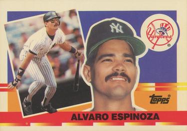 1990 Topps Big #8 Alvaro Espinoza Front