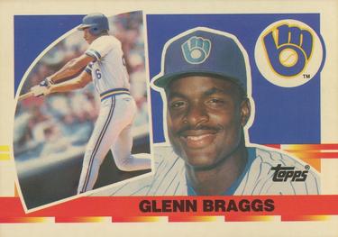 1990 Topps Big #10 Glenn Braggs Front
