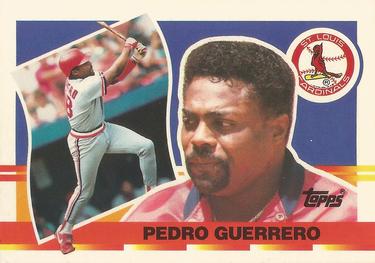 1990 Topps Big #13 Pedro Guerrero Front