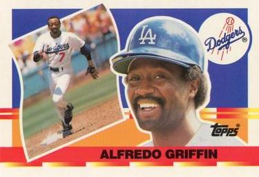 1990 Topps Big #18 Alfredo Griffin Front