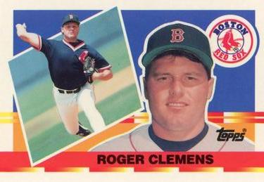 1990 Topps Big #22 Roger Clemens Front
