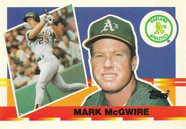 1990 Topps Big #28 Mark McGwire Front