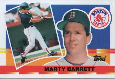 1990 Topps Big #44 Marty Barrett Front