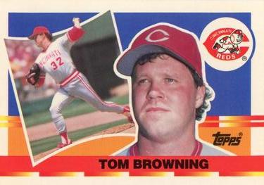 1990 Topps Big #48 Tom Browning Front
