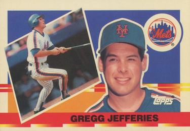1990 Topps Big #57 Gregg Jefferies Front