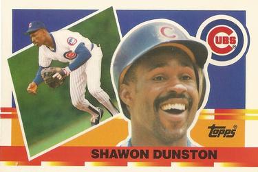 1990 Topps Big #62 Shawon Dunston Front