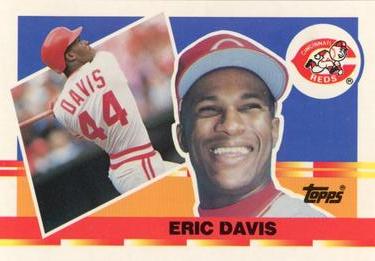 1990 Topps Big #72 Eric Davis Front