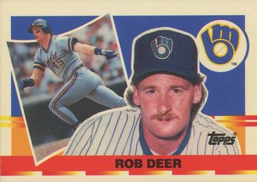 1990 Topps Big #74 Rob Deer Front